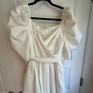 Talulah White Puff Sleeve Romper